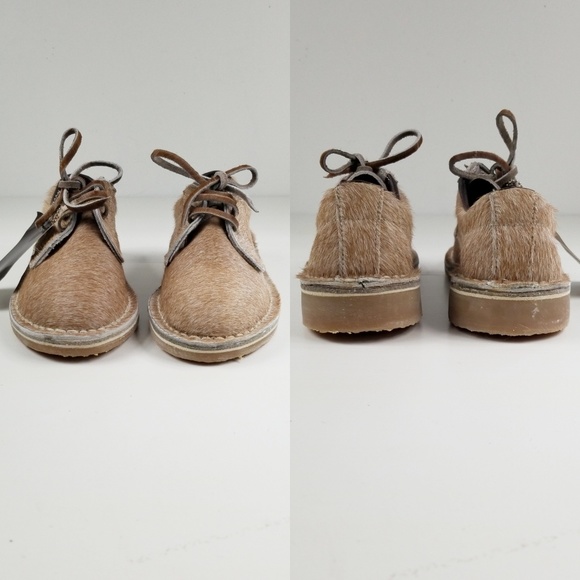 Uwezo African Handmade NuHu Fur Leather Oxford 8.5 - Picture 3 of 8